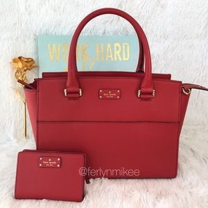 NEW Kate Spade Grove Street Set Pure + Wallet